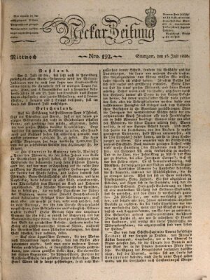 Neckar-Zeitung Mittwoch 16. Juli 1828