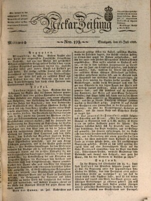 Neckar-Zeitung Mittwoch 23. Juli 1828