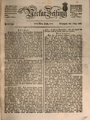 Neckar-Zeitung Freitag 1. August 1828