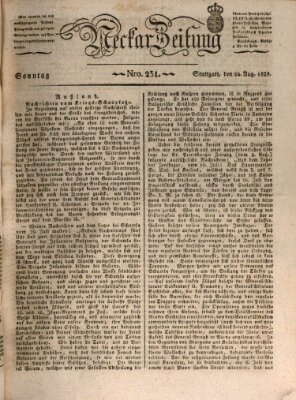 Neckar-Zeitung Sonntag 24. August 1828