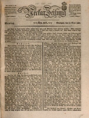 Neckar-Zeitung Montag 15. September 1828