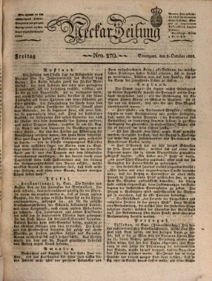 Neckar-Zeitung Freitag 3. Oktober 1828