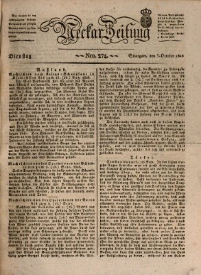 Neckar-Zeitung Dienstag 7. Oktober 1828