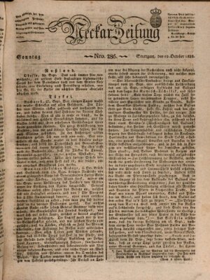 Neckar-Zeitung Sonntag 19. Oktober 1828