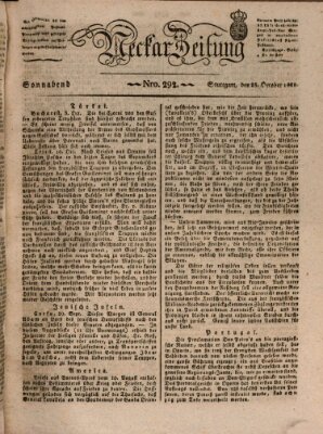 Neckar-Zeitung Samstag 25. Oktober 1828