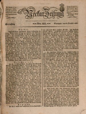 Neckar-Zeitung Dienstag 28. Oktober 1828