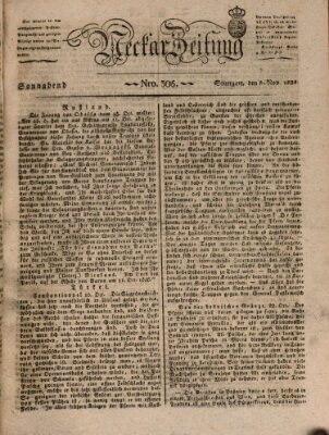 Neckar-Zeitung Samstag 8. November 1828