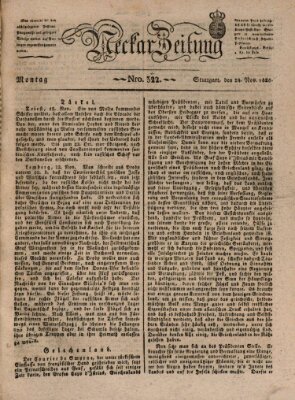 Neckar-Zeitung Montag 24. November 1828