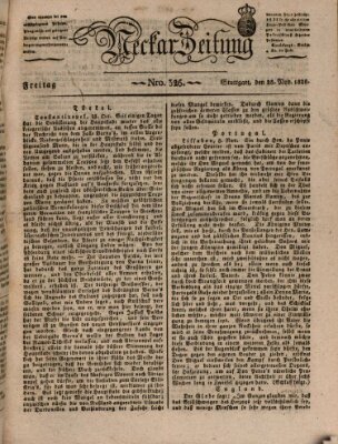 Neckar-Zeitung Freitag 28. November 1828