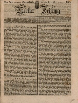 Neckar-Zeitung Samstag 13. Dezember 1828