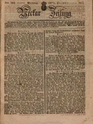 Neckar-Zeitung Montag 22. Dezember 1828