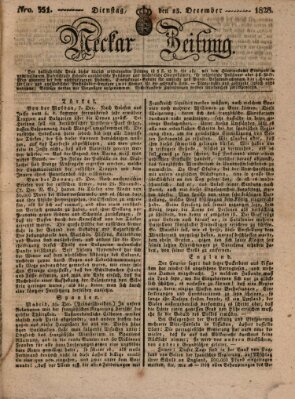 Neckar-Zeitung Dienstag 23. Dezember 1828