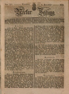 Neckar-Zeitung Dienstag 30. Dezember 1828