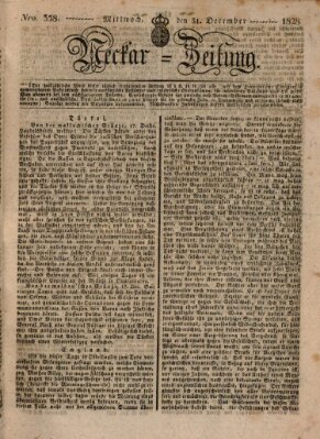 Neckar-Zeitung Mittwoch 31. Dezember 1828