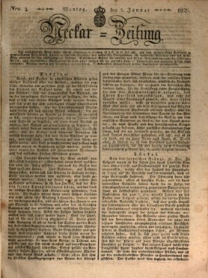 Neckar-Zeitung Montag 5. Januar 1829