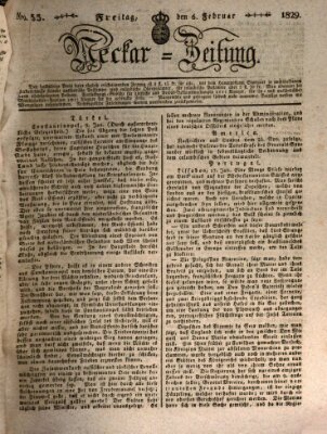 Neckar-Zeitung Freitag 6. Februar 1829