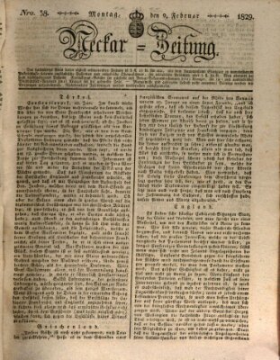 Neckar-Zeitung Montag 9. Februar 1829