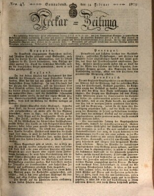 Neckar-Zeitung Samstag 14. Februar 1829