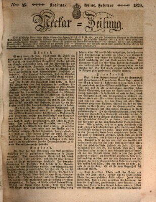 Neckar-Zeitung Freitag 20. Februar 1829