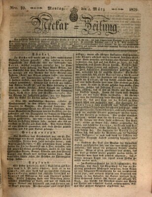Neckar-Zeitung Montag 2. März 1829