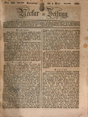 Neckar-Zeitung Sonntag 3. Mai 1829