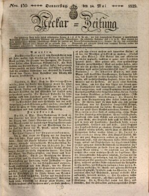 Neckar-Zeitung Donnerstag 14. Mai 1829