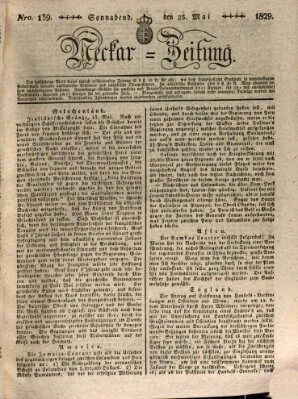 Neckar-Zeitung Samstag 23. Mai 1829