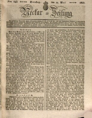 Neckar-Zeitung Dienstag 26. Mai 1829