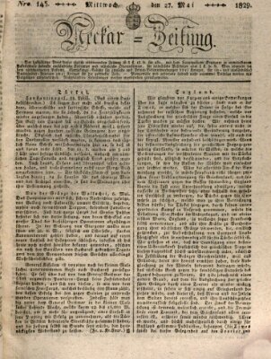 Neckar-Zeitung Mittwoch 27. Mai 1829