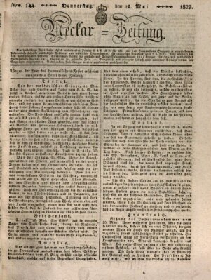 Neckar-Zeitung Donnerstag 28. Mai 1829