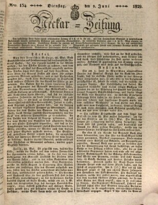 Neckar-Zeitung Dienstag 9. Juni 1829