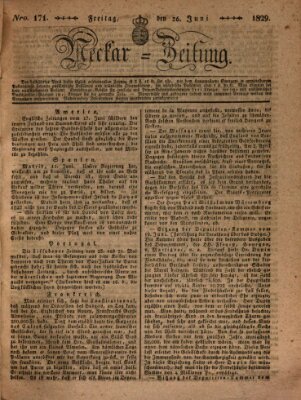 Neckar-Zeitung Freitag 26. Juni 1829