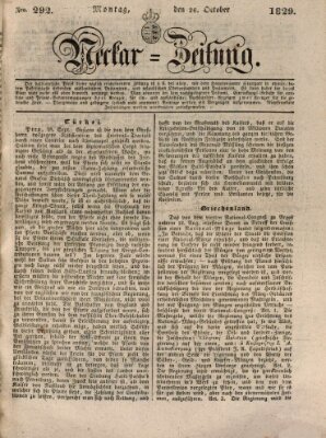 Neckar-Zeitung Montag 26. Oktober 1829