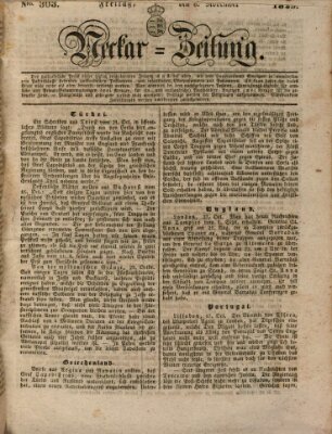 Neckar-Zeitung Freitag 6. November 1829