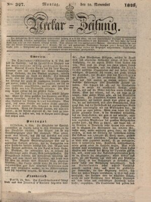 Neckar-Zeitung Montag 30. November 1829