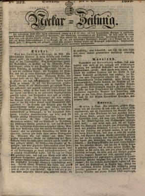 Neckar-Zeitung Samstag 5. Dezember 1829