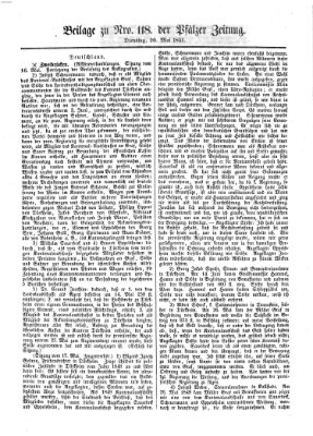 Pfälzer Zeitung Dienstag 20. Mai 1851