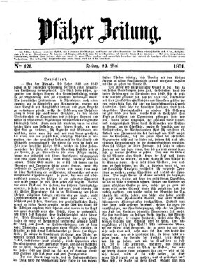 Pfälzer Zeitung Freitag 23. Mai 1851