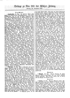 Pfälzer Zeitung Freitag 28. November 1851