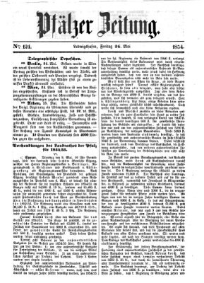 Pfälzer Zeitung Freitag 26. Mai 1854