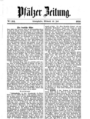 Pfälzer Zeitung Mittwoch 12. Juli 1854