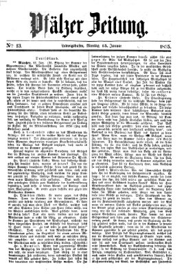 Pfälzer Zeitung Montag 15. Januar 1855