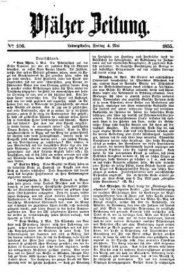 Pfälzer Zeitung Freitag 4. Mai 1855