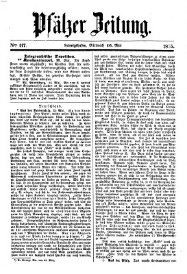 Pfälzer Zeitung Mittwoch 16. Mai 1855