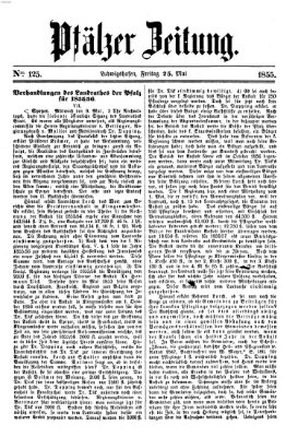 Pfälzer Zeitung Freitag 25. Mai 1855