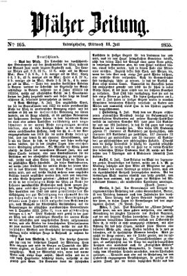 Pfälzer Zeitung Mittwoch 11. Juli 1855