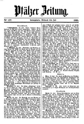 Pfälzer Zeitung Mittwoch 25. Juli 1855