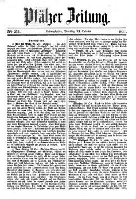 Pfälzer Zeitung Dienstag 23. Oktober 1855