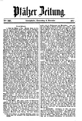 Pfälzer Zeitung Donnerstag 8. November 1855