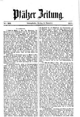 Pfälzer Zeitung Freitag 9. November 1855